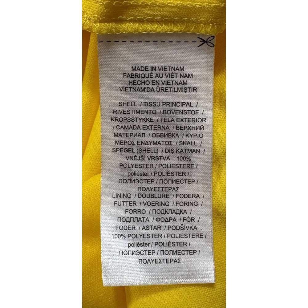 Lauren Ralph Lauren Women's Yellow Size 12 Sundress Mid Length Black Label 528 - Picture 6 of 7